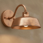 modern copper wall light – minimalist edison bulb sconce