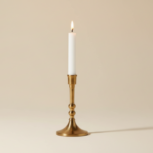modern metal candle holder – elegant decorative ambient light