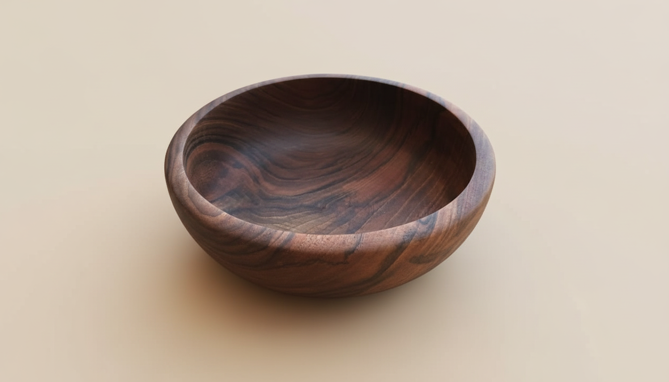 handcrafted natural wood bowl – organic serving & decorative kitchen piece handcrafted natural wood bowl – organic serving & decorative kitchen piece